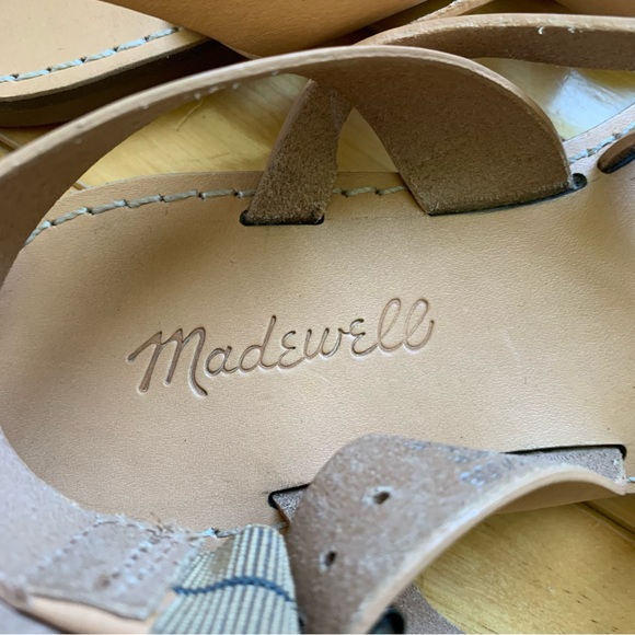 Madewell Light Tan Leather Sandals Size 6.5 - Picture 5 of 8